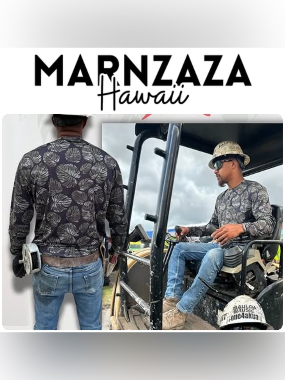 Marnzaza Hawaii • Marnztera Long Sleeve
Men’s Dri-fit • Large